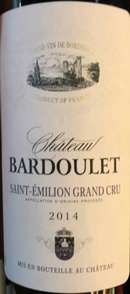 chateau bardoulet saint-emilion grand cru france红酒评分|巴