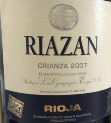 berceo riazan crianza rioja doca spain