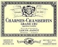 louis jadot charmes-chambertin grand cru, cote de