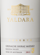 1847 wines yaldara reserve grenache shiraz mataro