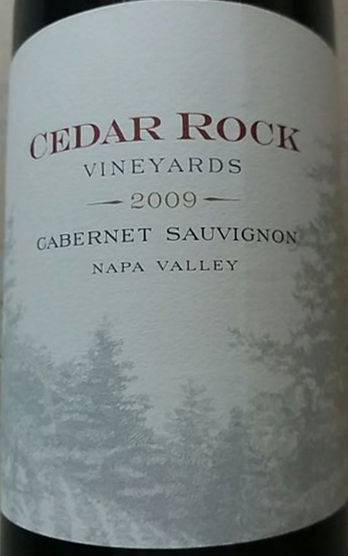 cedar rock vineyards cabernet sauvignon, napa valley, usa红酒