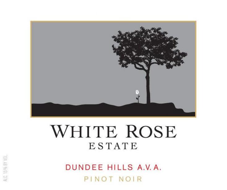 2017 white rose estate pinot noir, dundee hills