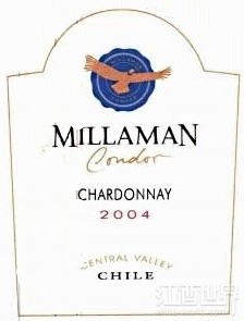 millaman condor chardonnay, central valley - chile红酒评分|金鹰