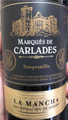 marques de carlades tempranillo,la mancha,spain