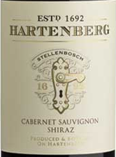 hartenberg cabernet sauvignon shiraz stellenbosch south