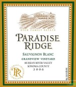 paradise ridge grandview vineyard sauvignon blanc