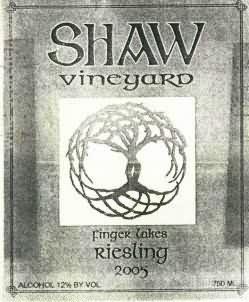 shaw vineyard riesling finger lakes usa红酒评分|shaw葡萄酒评分