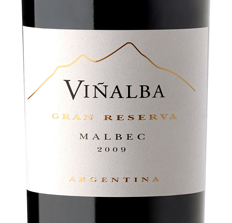 2014 vinalba gran reserva malbec, mendoza, argentina