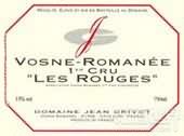 domaine jean grivot les rouges, vosne-romanee premier cru