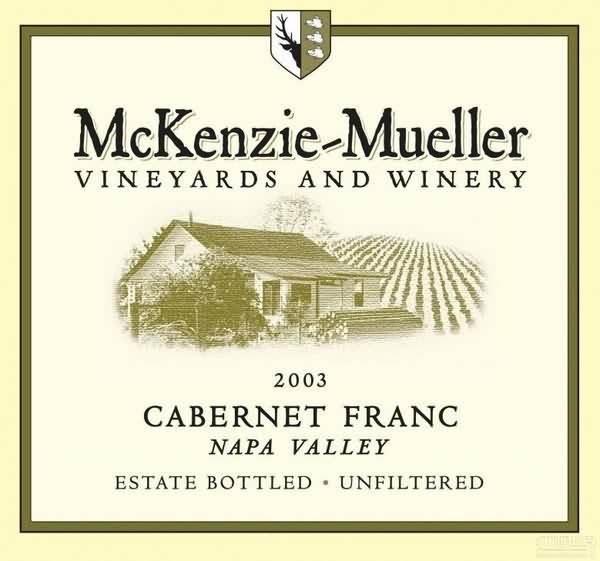 mckenzie-mueller cabernet franc napa valley usa红酒评分|麦肯齐