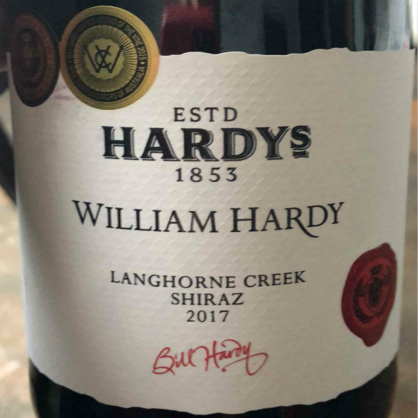 hardys william hardy shiraz, langhorne creek, australia-哈迪酒庄