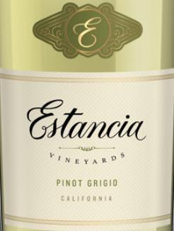 estancia estates pinot grigio, california, usa