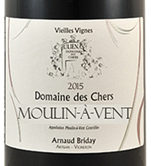 domaine des chers moulin a vent vieilles vignes