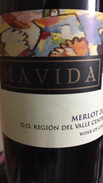 mavida merlot, central valley, chile红酒|葡萄酒