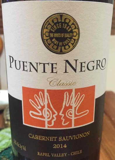 puente negro cabernet sauvignon, rapel valley, chile