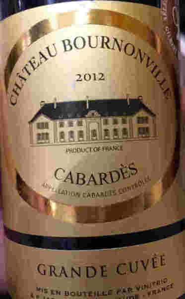 chateau bournonville grande cuvee, cabardes, 红酒