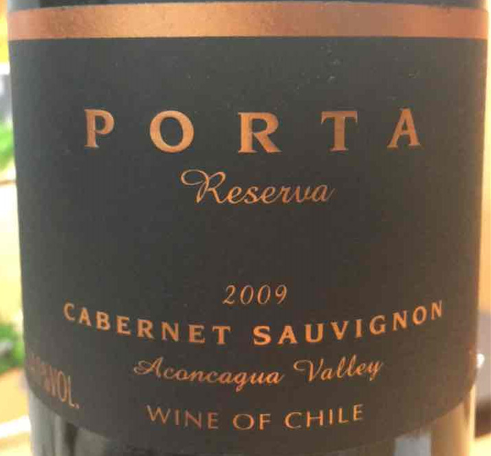 vinedos y bodegas corpora porta cabernet sauvignon reserva