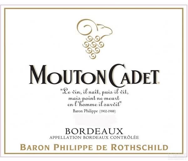 酒庄 产区 酿酒葡萄 baron philippe de rothschild mouton cadet