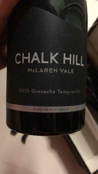 chalk hill grenache - tempranillo, mclaren vale, australia
