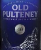 富特尼40年蘇格蘭單一麥芽威士忌(Old Pulteney Aged 40 Years Single Malt Scotch Whisky, Highlands, UK)