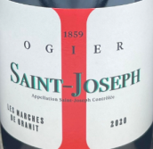 奥杰庄园花岗岩台阶红葡萄酒(Ogier Les Marches de Granit, Saint-Joseph, France)