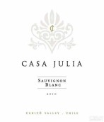 Casa Julia Sauvignon Blanc, Curico Valley, Chile