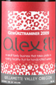 亞歷克斯艾利瓊瑤漿干白葡萄酒(Alexeli Vineyard & Winery Gewurztraminer, Oregon, USA)