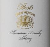 貝斯特酒莊西部傳湯姆森設拉子紅葡萄酒(Best’s Great Western Thomson Family Shiraz, Grampians, Australia)