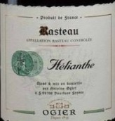 奥杰庄园向日葵红葡萄酒(Ogier Helianthe, Rasteau, France)