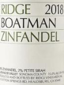 山脊酒莊博特曼仙粉黛紅葡萄酒(Ridge Boatman Zinfandel, Sonoma County, USA)