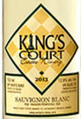 皇廷酒莊長相思白葡萄酒(King’s Court Estate Winery Sauvignon Blanc, Ontario, Canada)