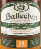 巴拉奇10年單一麥芽蘇格蘭威士忌(Ballechin Heavily Peated 10 Years Old Single Malt Scotch Whisky, Highlands, UK)