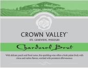 冠谷酒莊沙多內(nèi)爾干型起泡酒(Crown Valley Winery Chardonel Brut, Missouri, USA)