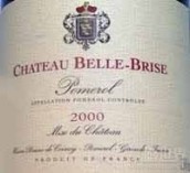 貝布澤酒莊紅葡萄酒(Chateau Belle-Brise, Pomerol, France)