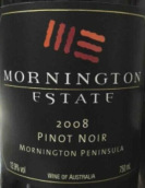 莫寧頓黑皮諾干紅葡萄酒(Mornington Estate Pinot Noir, Mornington Peninsula, Australia)