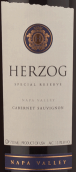 赫爾佐克酒莊赫爾佐克特別珍藏赤霞珠紅葡萄酒(Herzog Wine Cellars Herzog Special Reserve Cabernet Sauvignon, Napa Valley, USA)