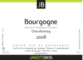 簡諾特-博斯勃艮第霞多麗干白葡萄酒(Domaine Janots-Bos Bourgogne Chardonnay, Burgundy, France)