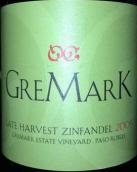 格利馬酒莊仙粉黛紅葡萄酒(Gremark Zinfandel, Paso Robles, USA)