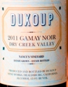 杜索酒莊黑佳美干紅葡萄酒(Duxoup Wine Works Gamay Noir, Dry Creek Valley, USA)