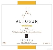 索菲亞特濃情干白葡萄酒(Finca Sophenia Altosur Torrontes, Mendoza, Argentina)