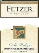 菲澤回音山園雷司令干白葡萄酒(Fetzer Vineyards Echo Ridge Riesling, California, USA)