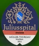 猶麗葉依普霍芬多母黑爾米勒圖高干白葡萄酒(Juliusspital Iphofer Domherr Muller-Thurgau Trocken, Franken, Germany)