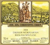 克里斯托弗夫爾本香料園晚采雷司令半干型白葡萄酒(Joh. Jos. Christoffel Erben Urziger Wurzgarten Riesling Spatlese, Mosel, Germany)