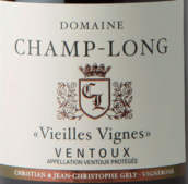 尚布龙老藤干红葡萄酒(Domaine Champ Long Vieilles Vignes, Cotes de Ventoux, France)