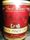 La Cave des Vignerons de Pfaffenheim Pinot Gris, Alsace, France