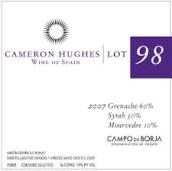 卡梅隆休斯98區(qū)GSM干紅葡萄酒(Cameron Hughes Lot 98 GSM, Campo de Borja, Spain)