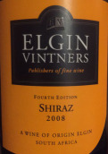 埃爾金西拉干紅葡萄酒(Elgin Vintners Shiraz, Elgin, South Africa)