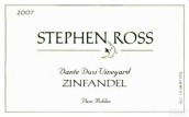 斯蒂芬羅斯但丁杜司園仙粉黛紅葡萄酒(Stephen Ross Dante Dusi Vineyard Zinfandel, Paso Robles, USA)