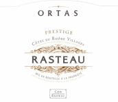 拉斯多奧塔斯莊園名望紅葡萄酒(Cave de Rasteau Ortas Prestige, Cotes du Rhone, France)