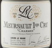路西安僧侣酒庄香牡（默尔索一级园）白葡萄酒(Lucien Le Moine Les Charmes, Meursault Premier Cru, France)